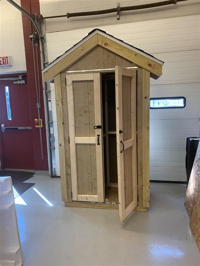 Constructed shed